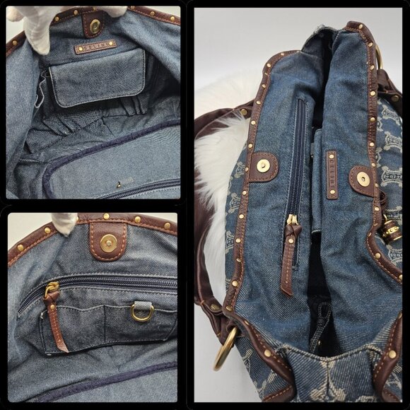 Céline Denim Hobo Shoulder Bag - Picture 6 of 17